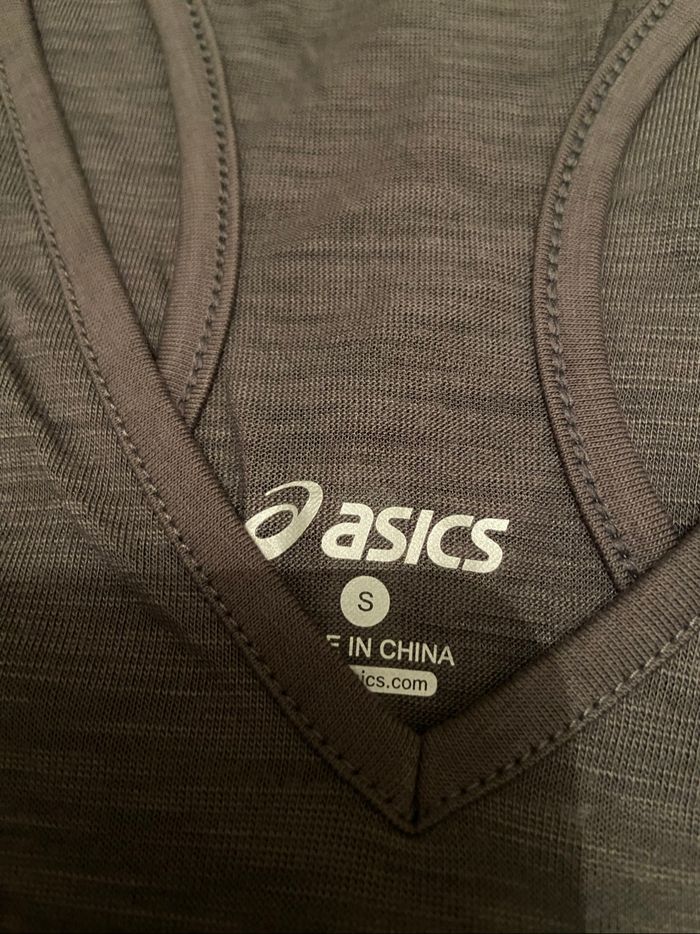 Débardeur asics gris taille M - photo numéro 3