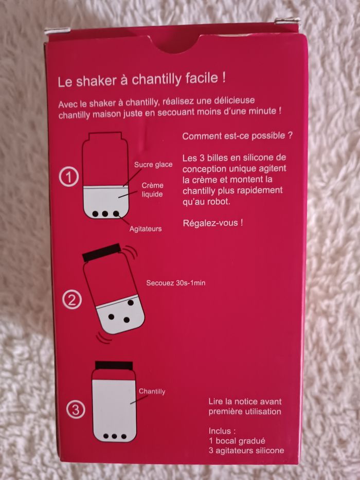 Shaker à chantilly - photo numéro 4