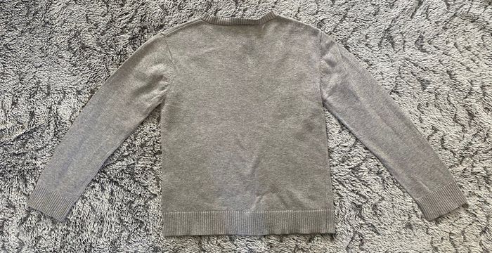 Pull fin gris col V Timberland - 8 ans - photo numéro 4