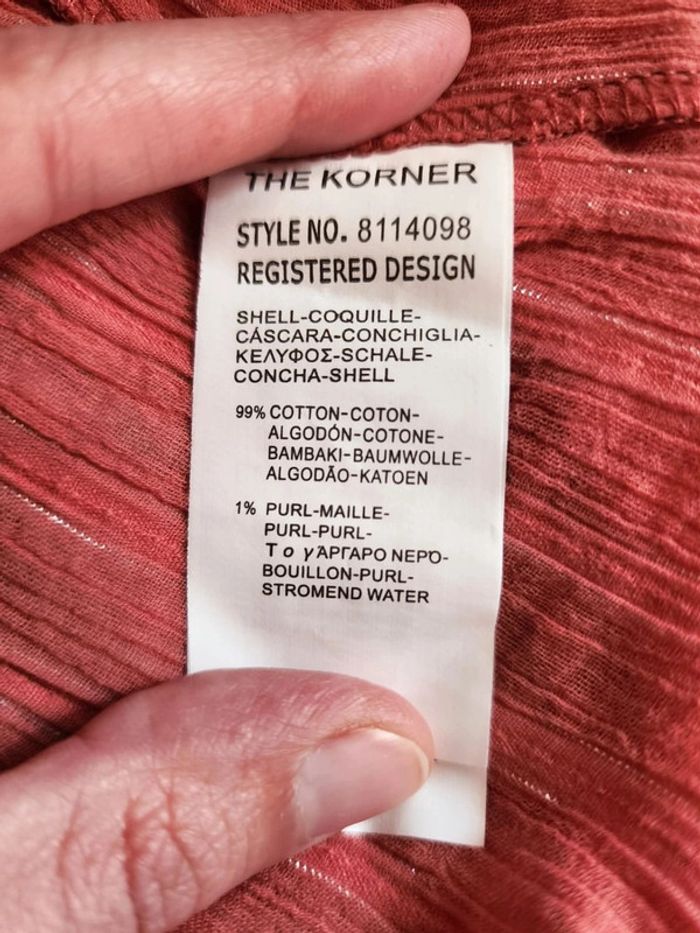 🌸Blouse Corail The Korner Taille 38🌸 - photo numéro 7