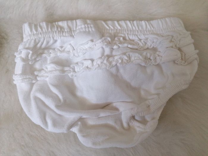Lot de 2 culottes bloomers bébé fille 6 mois #espanolitinafille6mois - photo numéro 3