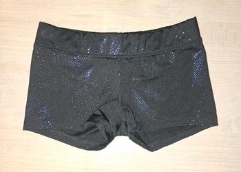Short à paillettes bleues