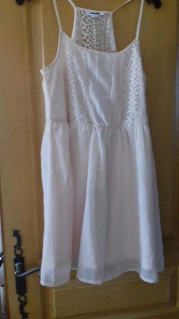 Robe dentelle tunique rosé Jennyfer taille 38