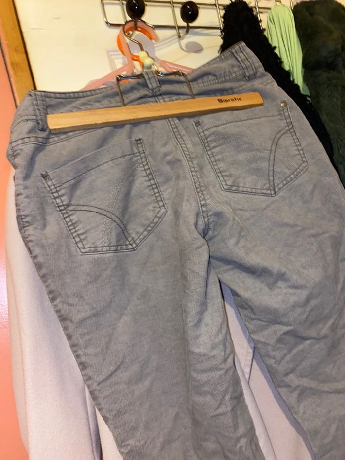 Pantalon Vintage effet velour - photo numéro 5