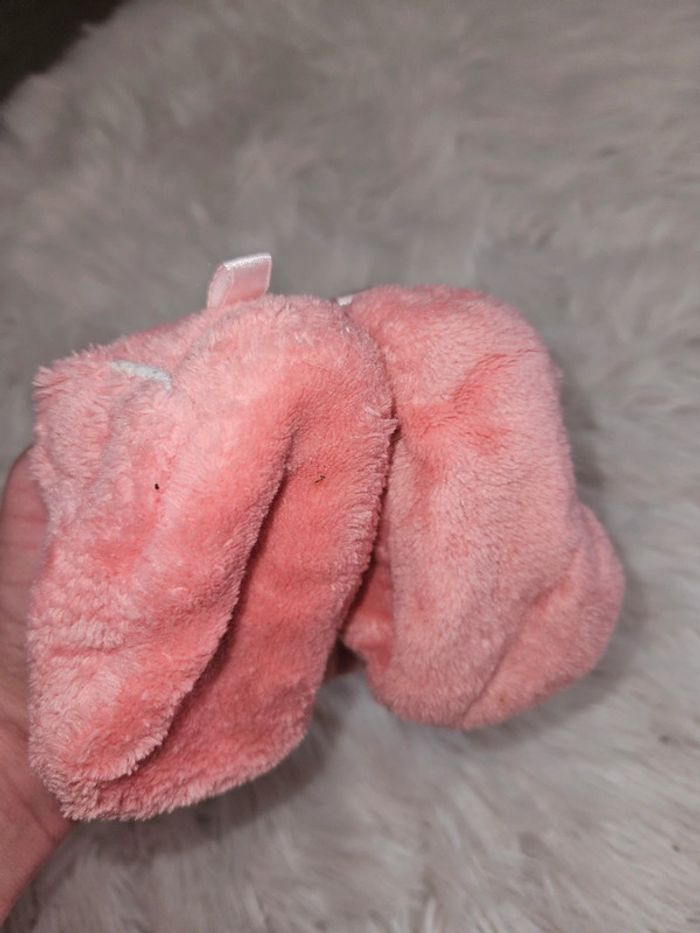 Chaussons bébé vieux rose – 0-3 mois - photo numéro 4