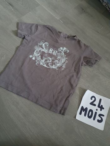 Maillot t-shirt  24mois garçon