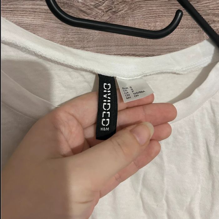 Crop top blanc Empower Women, H&M - 36/S - photo numéro 2