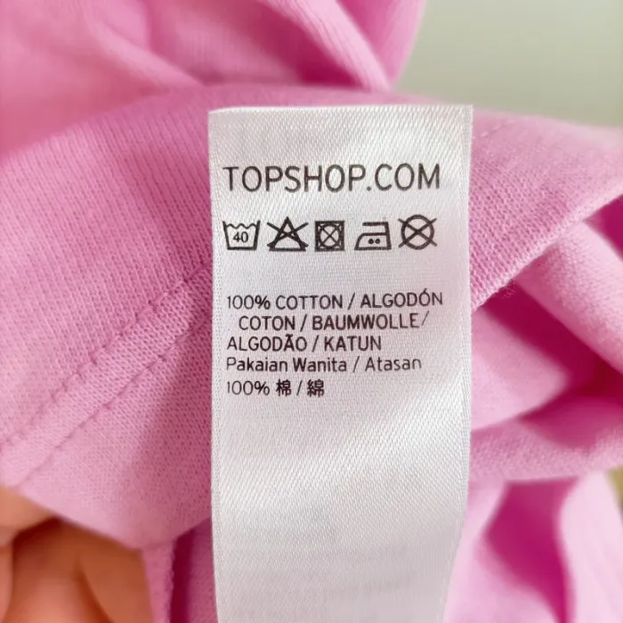 T-shirt rose uni – Topshop – Taille 34 (XS) A683 - photo numéro 10