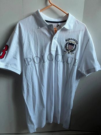 Polo blanc King Shill taille M