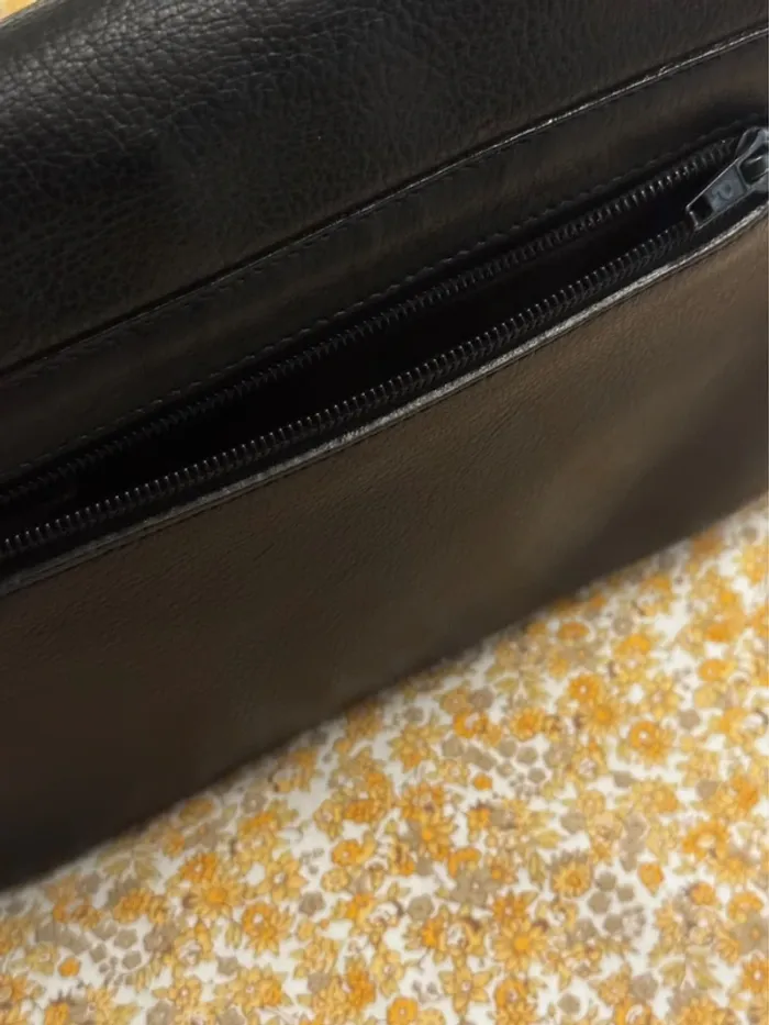 Sac pourchet cuir vintage année 80 - photo numéro 15