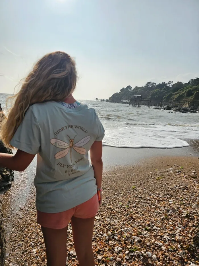 T-shirt Libellule Vibes Taille L - photo numéro 7