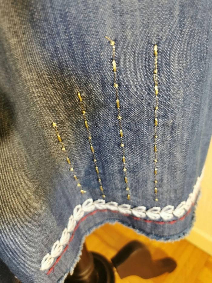 Jupe en jean fantaisie Desigual - photo numéro 3