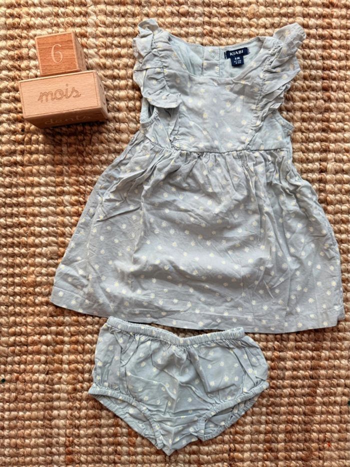 Robe + Bloomer Kiabi 6mois / 68cm