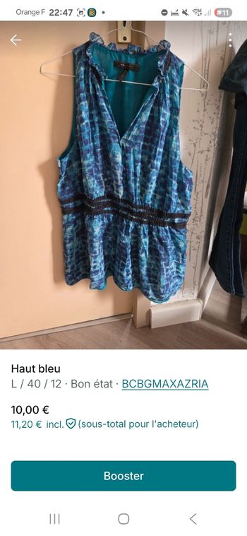 Haut sans manche