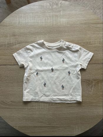 T-shirt cactus garçon-Taille6 mois 