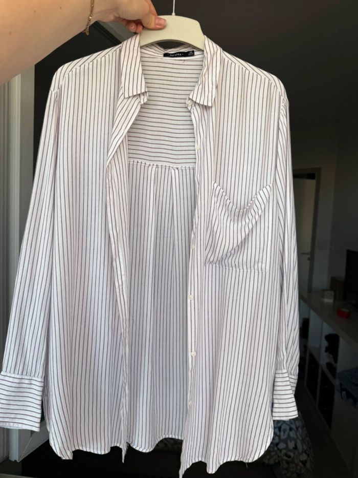 Chemise à rayures Bershka - photo numéro 5
