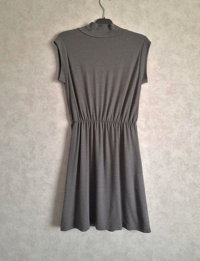 Robe portefeuille grise - Camaïeu - photo numéro 6