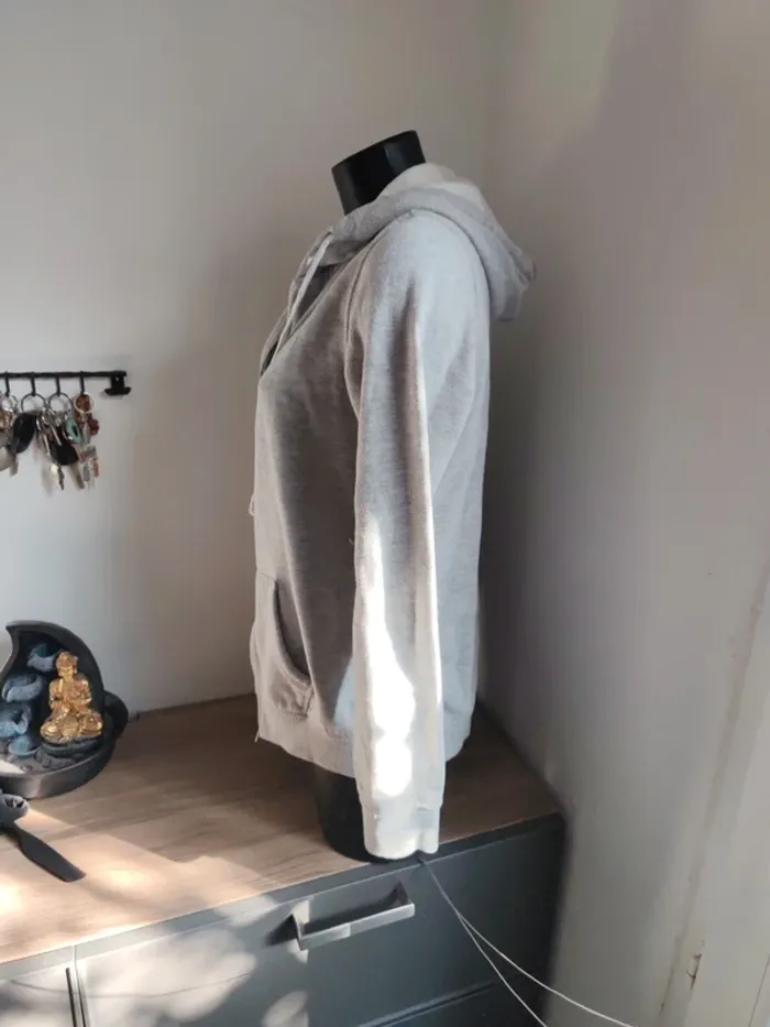 Gilet zippé taille 40 gris marque TeX - photo numéro 2