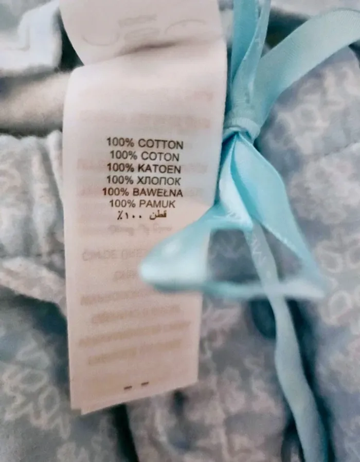 Pyjama blanc bleu nounours Me to You New Look Taille 44 (40/42) Neuf - photo numéro 14