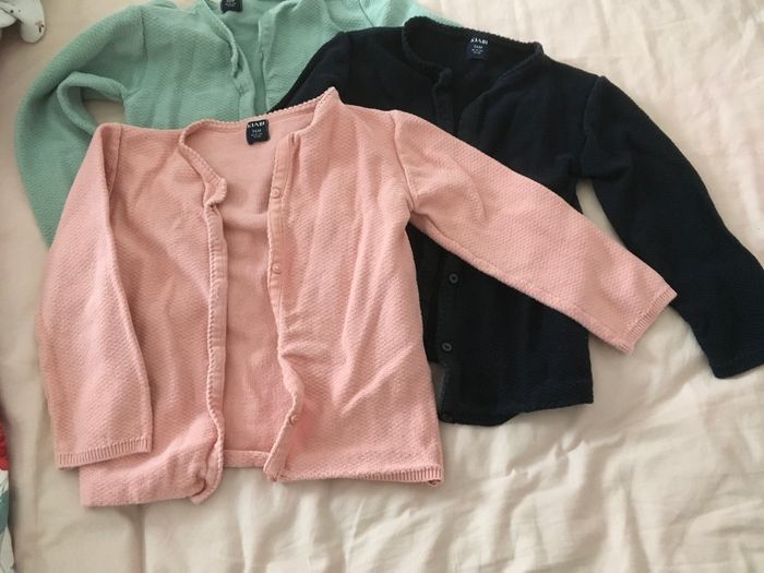 Lot 3 gilets coton 3 ans