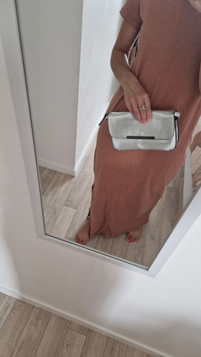 Sac bandoulière argenté - photo numéro 6