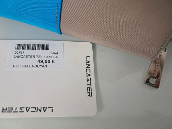 Lancaster portefeuille beige neuf - photo numéro 4