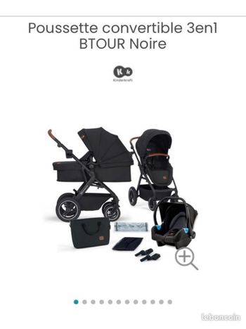 Poussette trio B tour kinderkraft