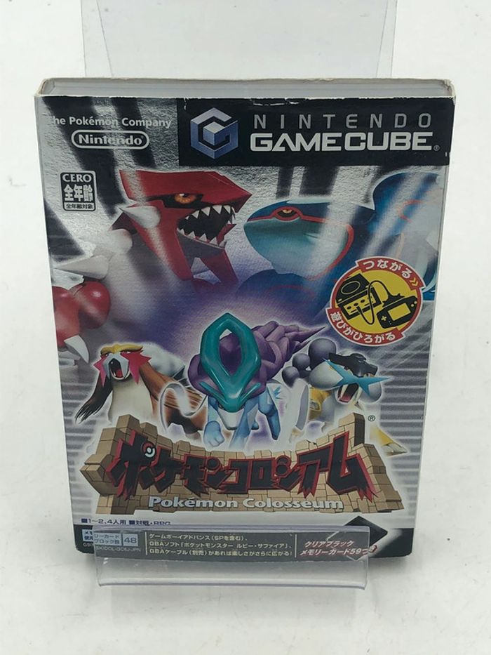 Jeu vidéo Pokémon Colosseum sur console Nintendo game Cube édition Japonaise