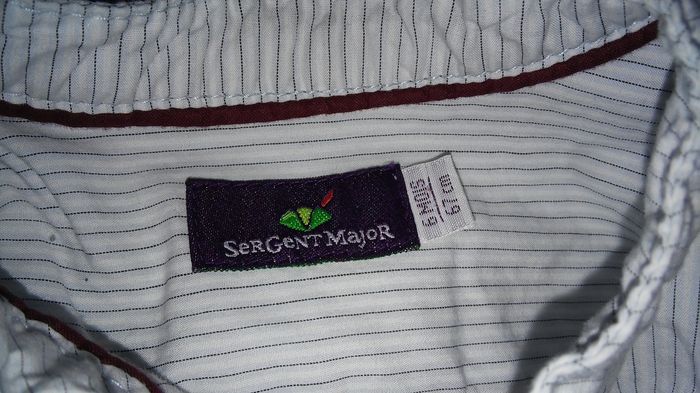 Chemise manches longues rayé 6 mois garçon sergent major - photo numéro 3