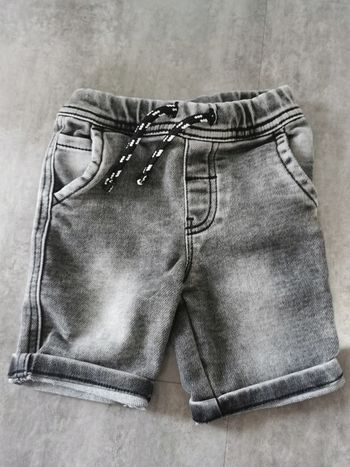 Short en jean gris bébé garçon 12 mois neuf