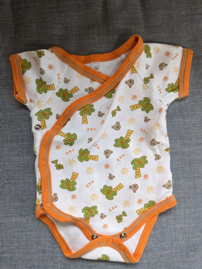 Body manches courtes - 1 mois