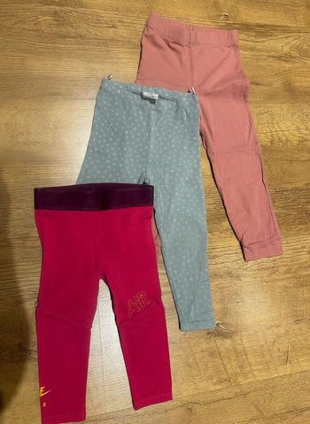 Lot Leggings fille 18-24mois