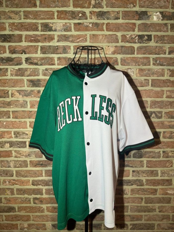 Chemise Style Baseball Reckless FSBN Taille L / 40 - photo numéro 2