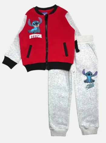 Ensemble Stitch jogging survêtement veste zip pantalon neuf 5 ans