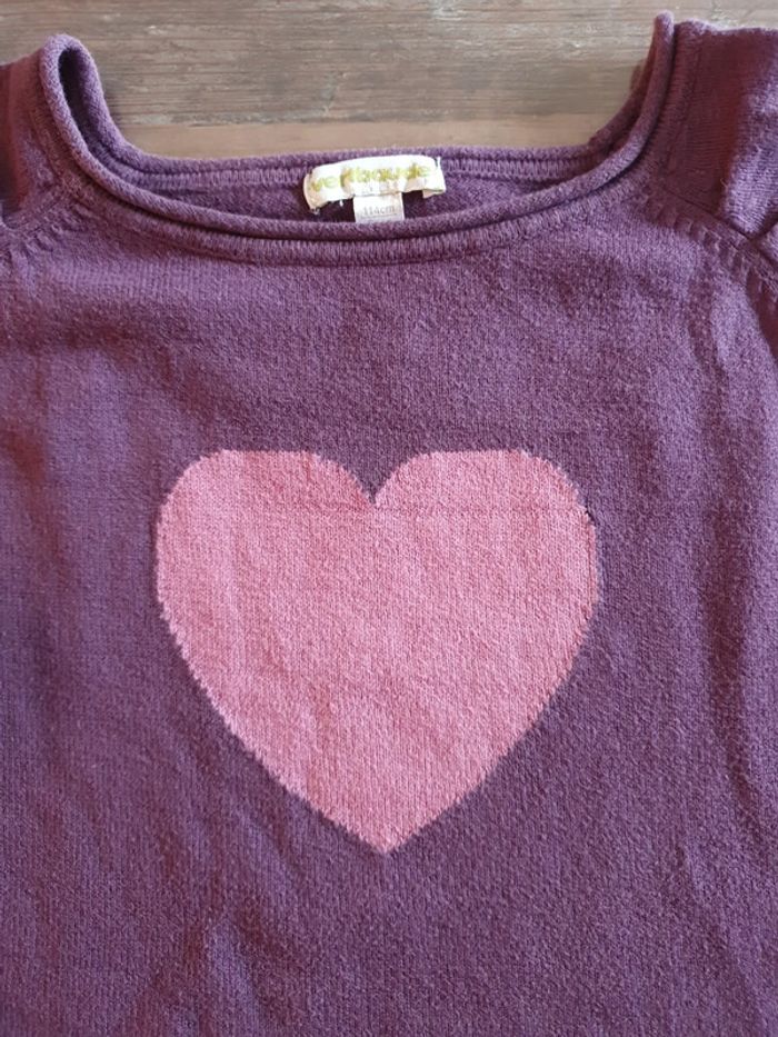 Pull violet et rose - photo numéro 2