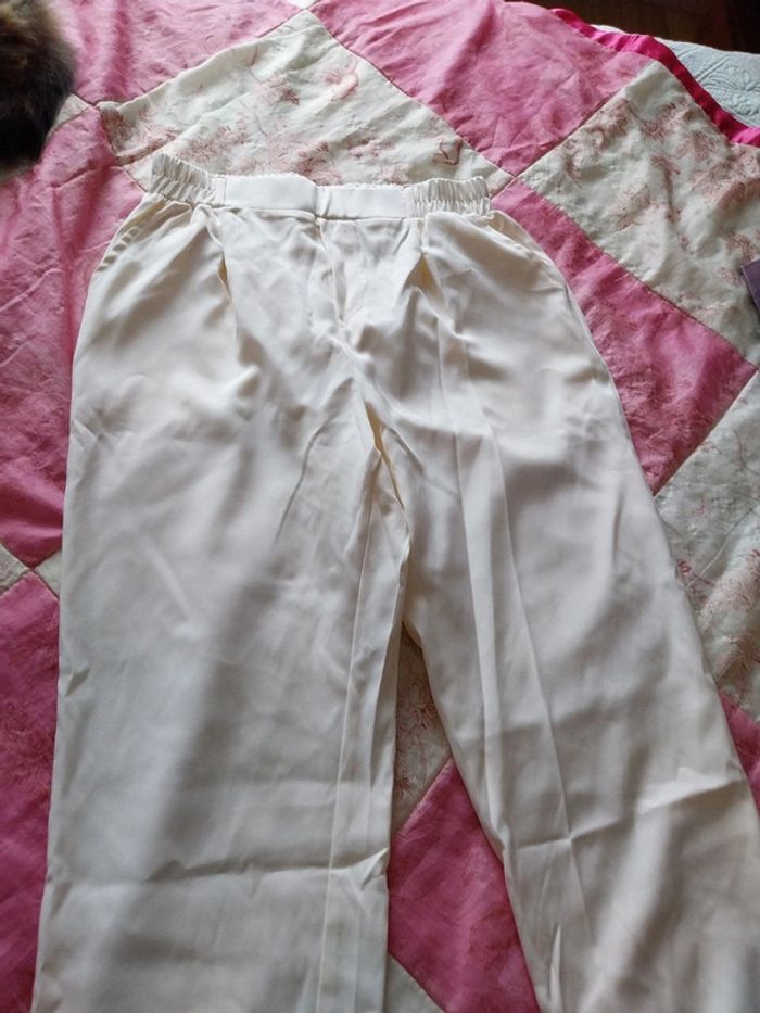 Pantalon écru été 38