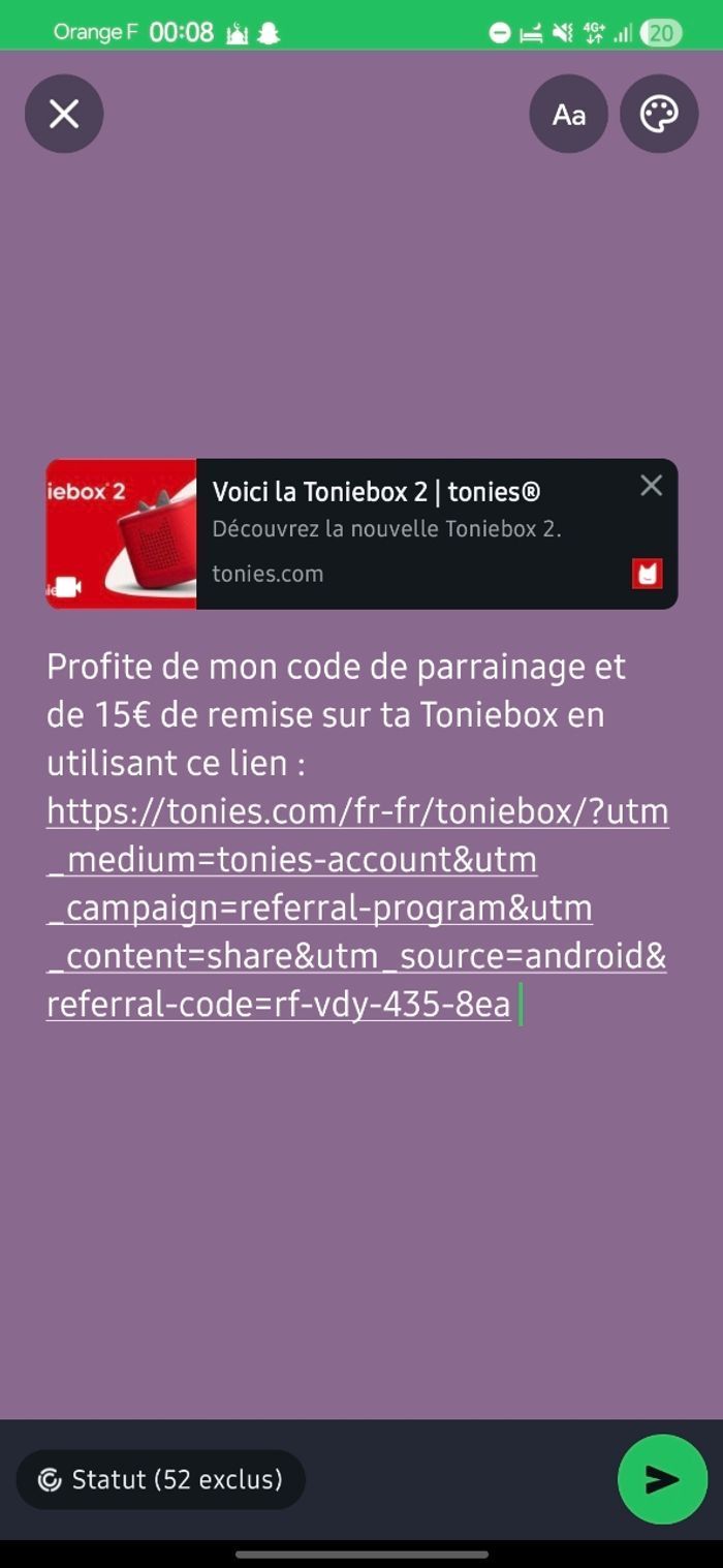 Toniesbox code parrainage - photo numéro 2