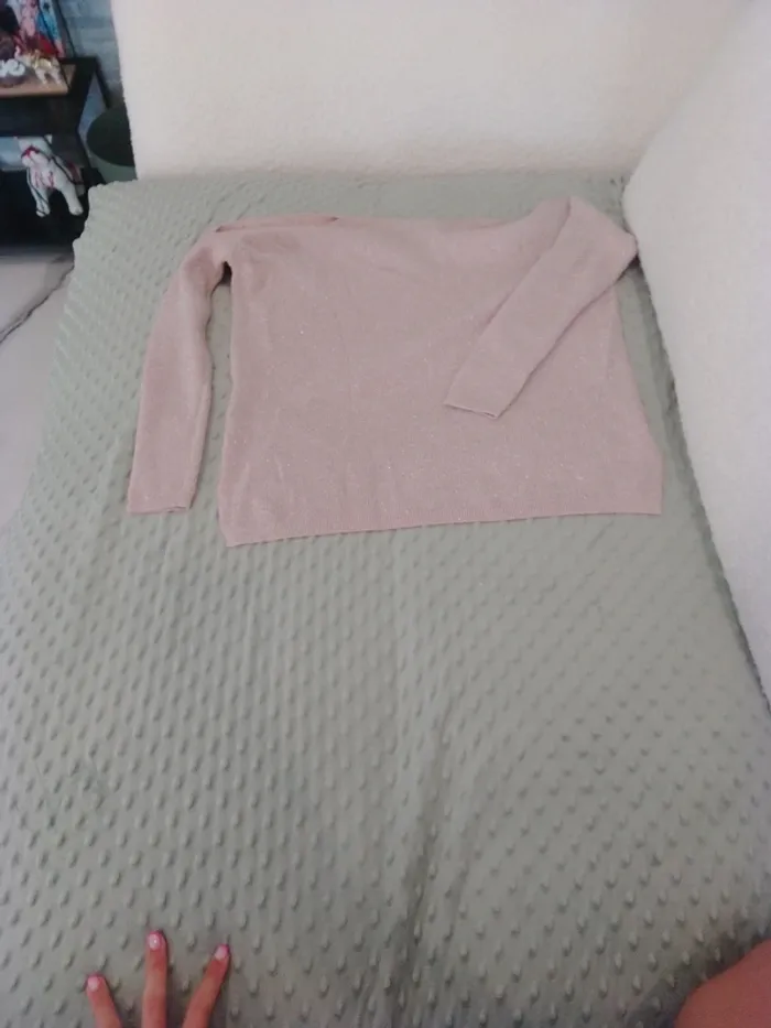 T-shirt rose paillettes - photo numéro 3