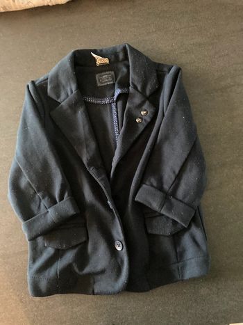 Petit blazer garçon bleu marine