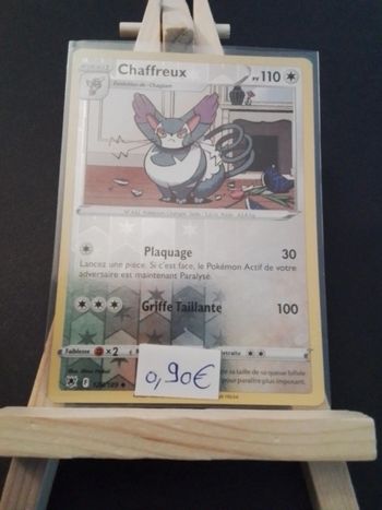 Carte Pokémon Chaffreux reverse 128/189