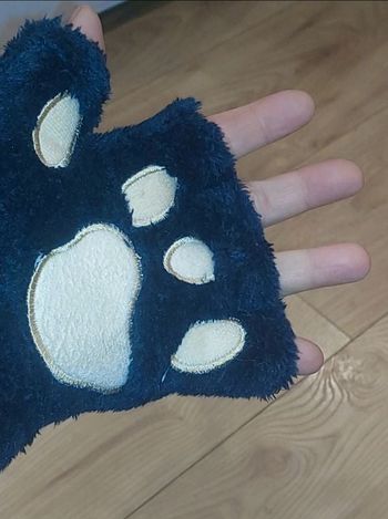 Gants mitaines pattes de chat chien ours