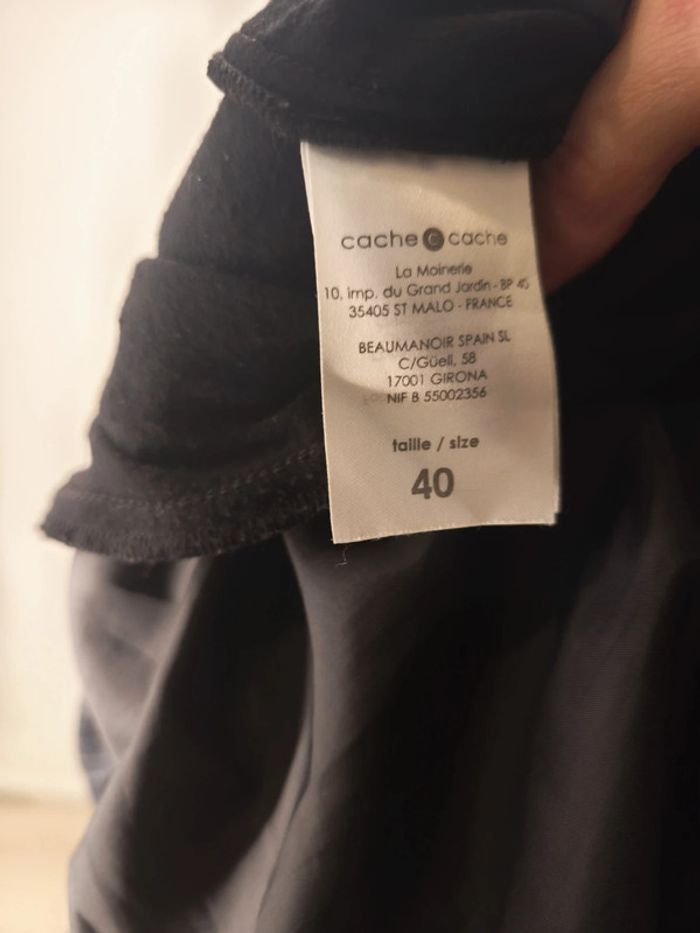 Robe Cache Cache Femme Taille 40 Noir - photo numéro 7