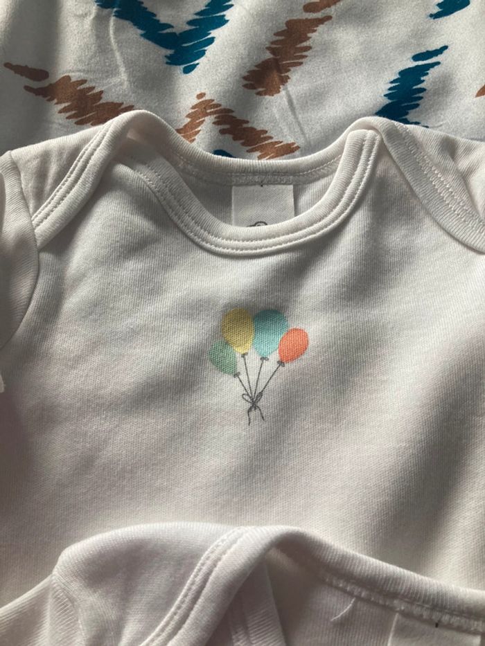 Lot de 4 bodies manches courtes taille 68 - photo numéro 3