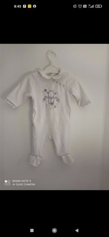 Grenouillère obaibi en 3 mois