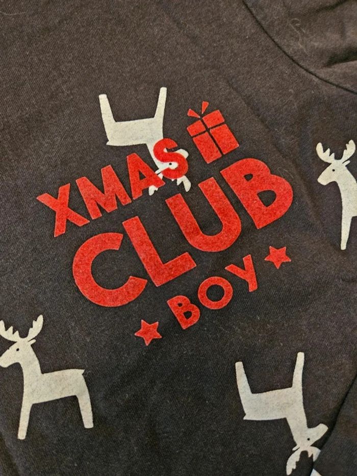 Tee shirt manches longues Kiabi 10 ans Noël - photo numéro 4