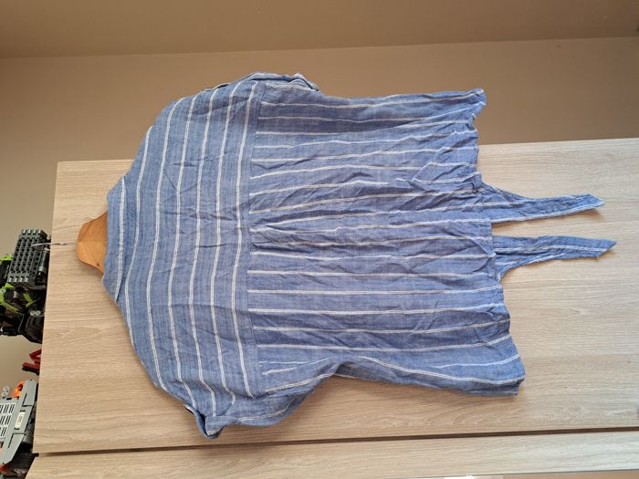 Chemisette bleue à nouer Cache Cache - photo numéro 3