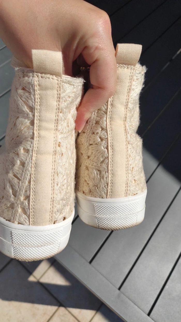 Baskets montantes macramé pointure 41 - photo numéro 5