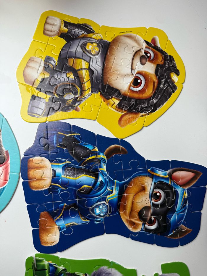 Lot puzzle paw patrol - photo numéro 7