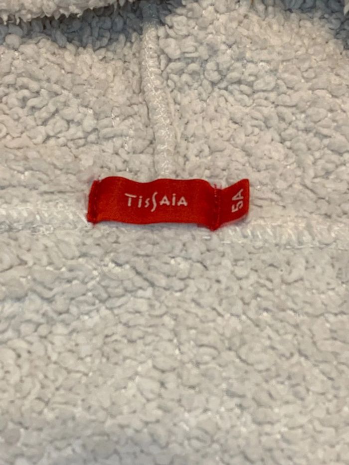 Veste zipée blanche Tissaia 5 ans - photo numéro 4