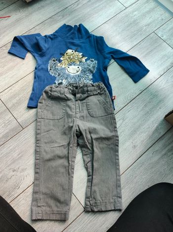 Lot 18m col roulé+pantalon